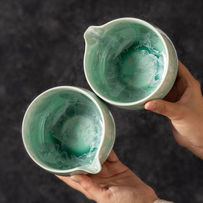 Set de Matcha cristaline 450ml glaçure
