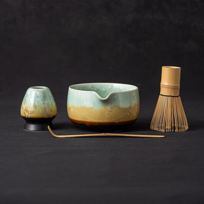 Set de Matcha cristaline 450ml couleur café