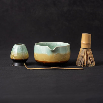 Set de Matcha cristaline 450ml couleur café