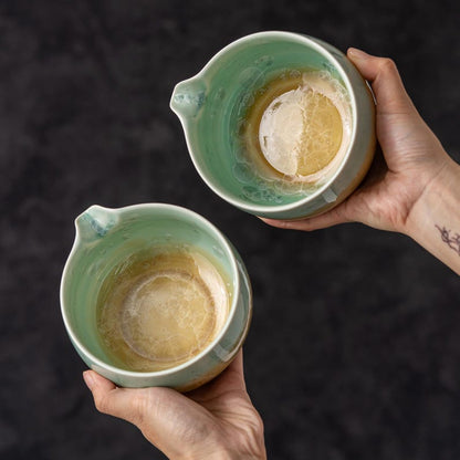 Set de Matcha cristaline 450ml couleur café