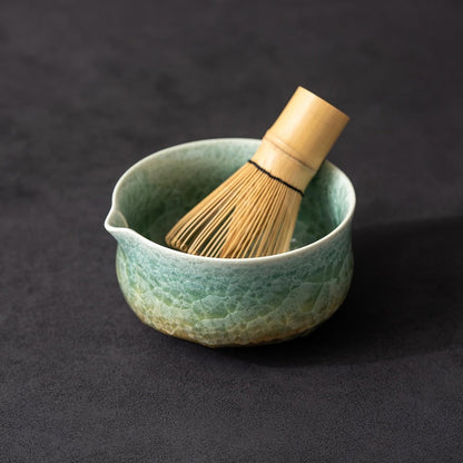 Set Matcha 500ml Grand Bol Fouet Bambou Premium