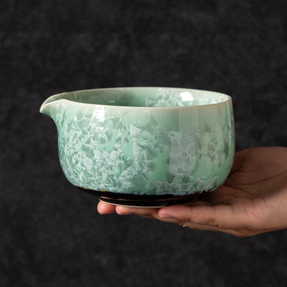 Set de Matcha cristaline 450ml vert