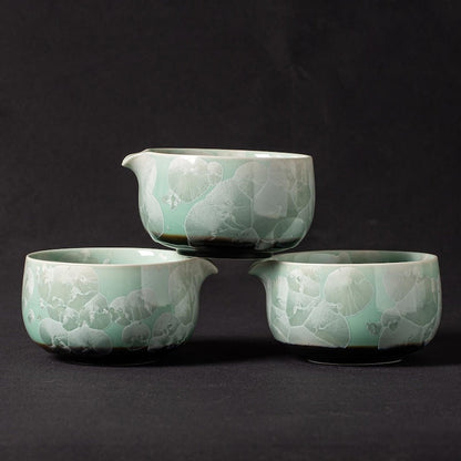 Set de Matcha cristaline 450ml glaçure