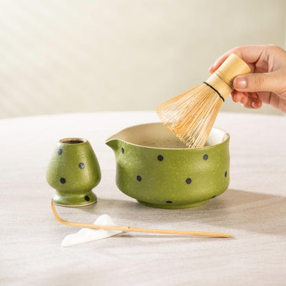 Set Matcha 500ml Artisanal Bol Spout Cérémoniel