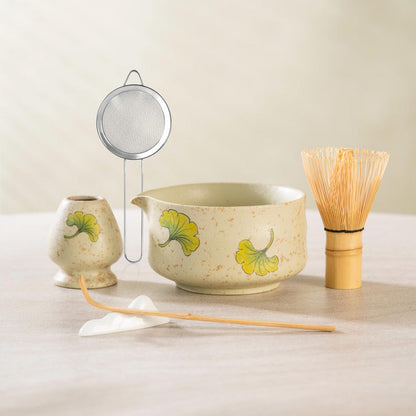 Set Matcha 500ml Glaçure Naturelle Bol Japonais