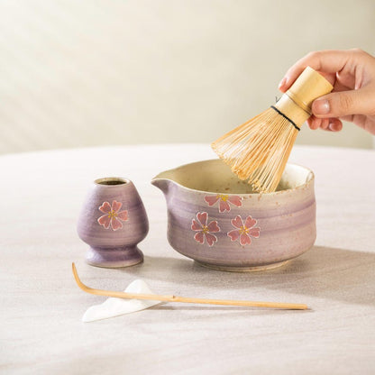 Set Matcha 500ml Bol Chawan Style Épuré Neutre