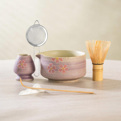 Set Matcha 500ml Bol Chawan Style Épuré Neutre