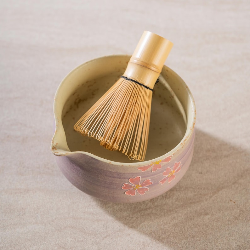 Set Matcha 500ml Bol Chawan Style Épuré Neutre