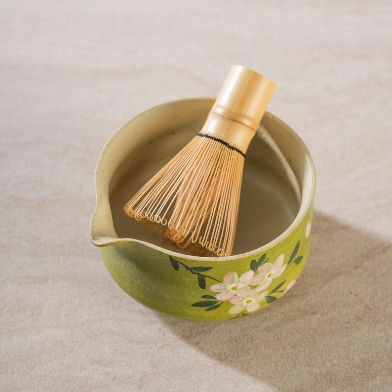 Set Matcha 500ml Complet Fouet Scoop Holder