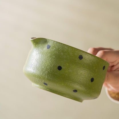 Set Matcha 500ml Artisanal Bol Spout Cérémoniel