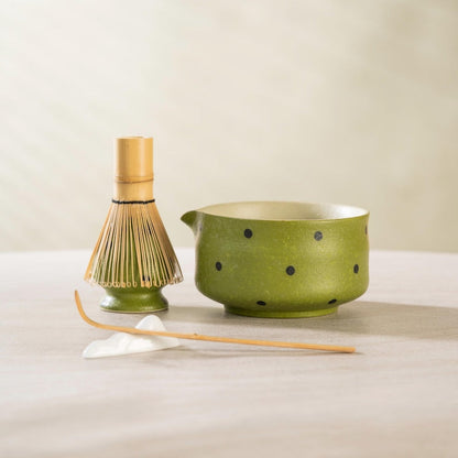 Set Matcha 500ml Artisanal Bol Spout Cérémoniel