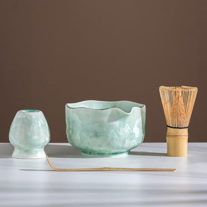 Set Matcha 600ml Bol Profond Fouet Bambou Sifter