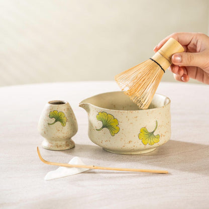 Set Matcha 500ml Glaçure Naturelle Bol Japonais