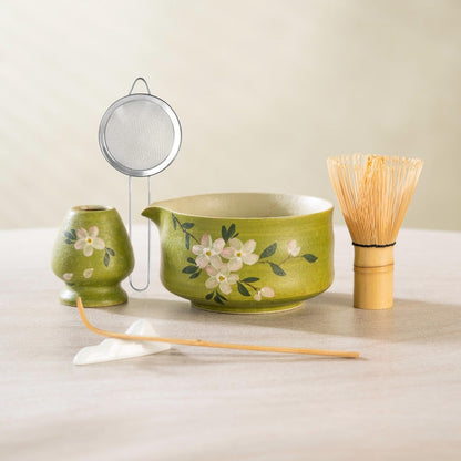 Set Matcha 500ml Complet Fouet Scoop Holder