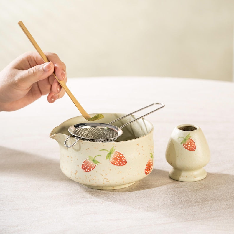 Set Matcha 500ml Rituel Quotidien Facile Nettoyage