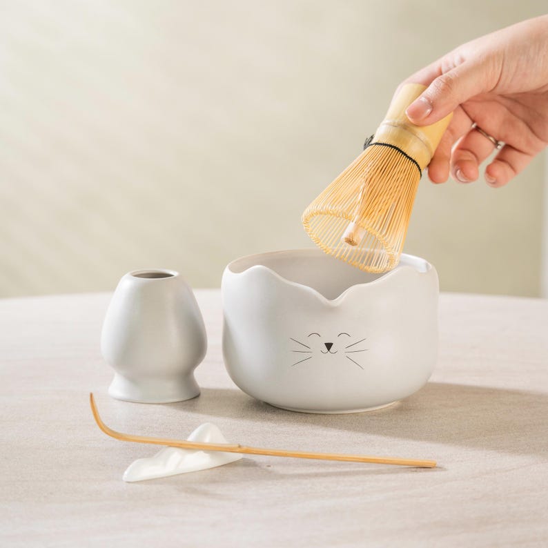 Set Matcha 600ml Grand Bol Complet Cérémonie Zen
