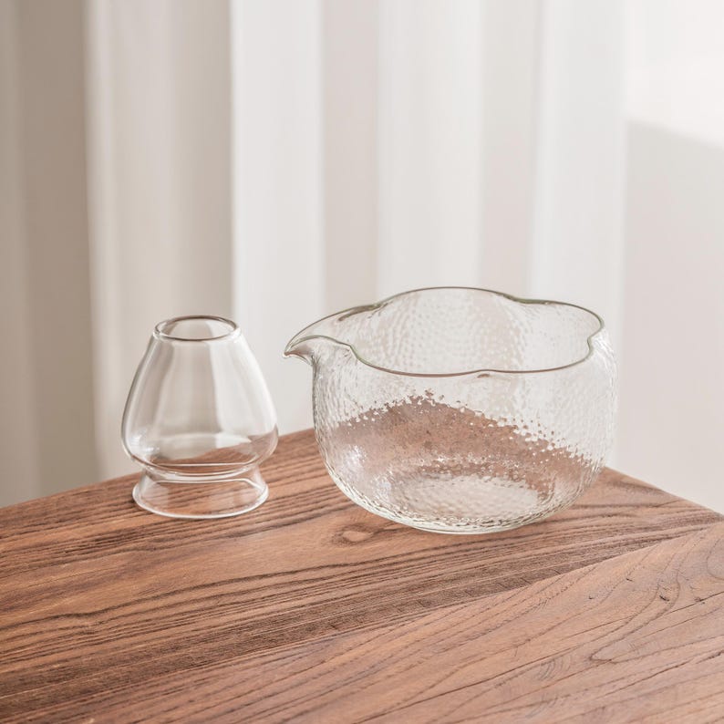 Set Matcha 580ml Céramique Spout Élégant Beige