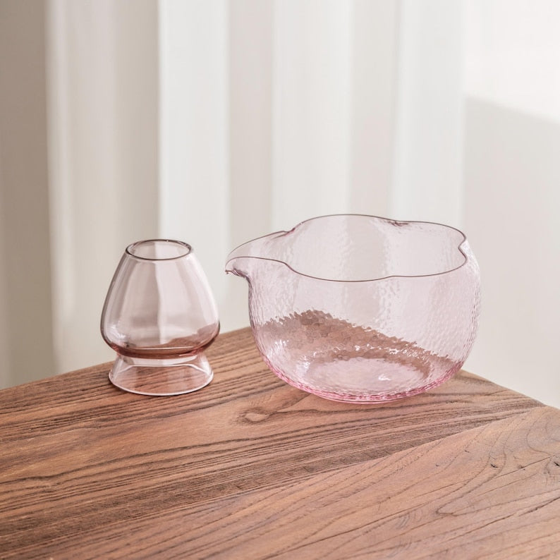 Set Matcha 580ml Céramique Spout Élégant Beige