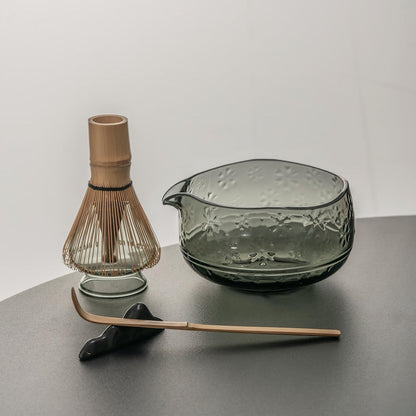 Set Matcha 600ml Glaçure Profonde Mouchetée Zen