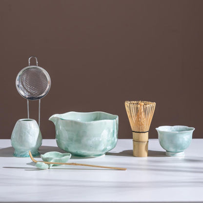 Set Matcha 600ml Bol Profond Fouet Bambou Sifter