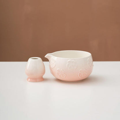 Set Matcha 620ml Bol Ovale Contour Ondulé Unique
