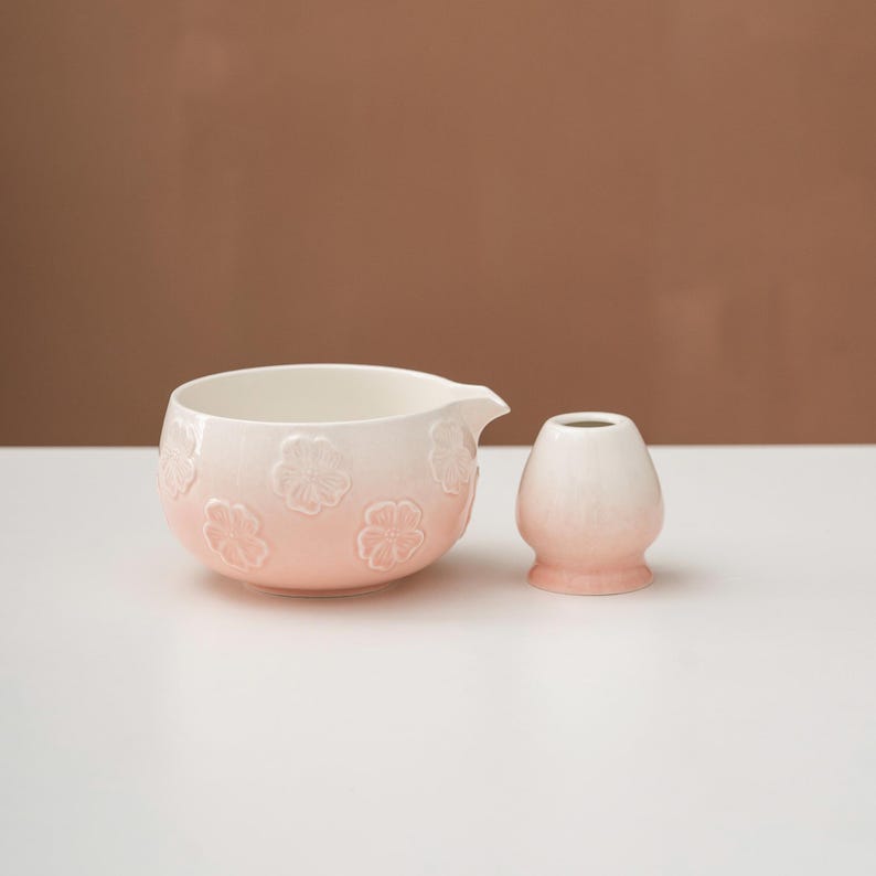 Set Matcha 620ml Bol Ovale Contour Ondulé Unique