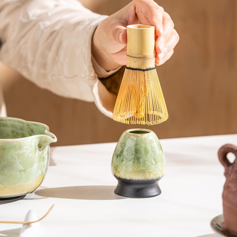 Set Matcha 500ml Bol Spacieux Glaçure Luxueuse