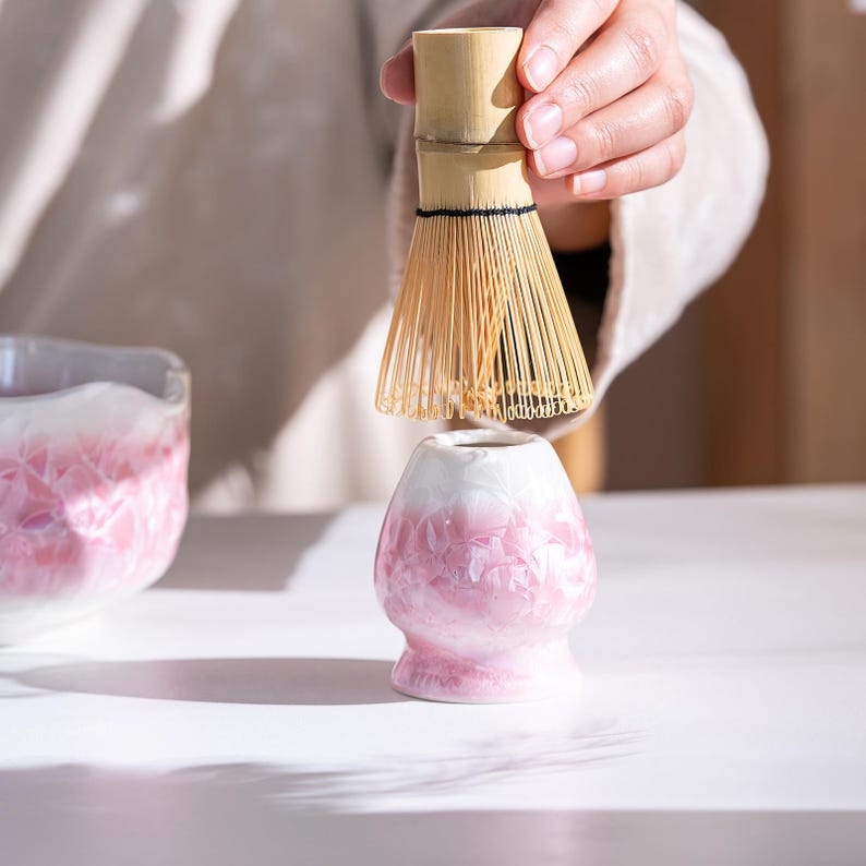 Set Matcha 600ml Céramique Mouchetée Rustique Wabi