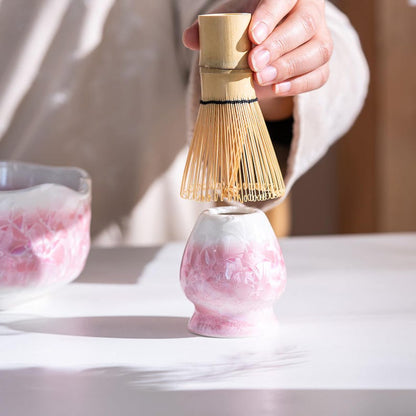 Set Matcha 600ml Céramique Mouchetée Rustique Wabi