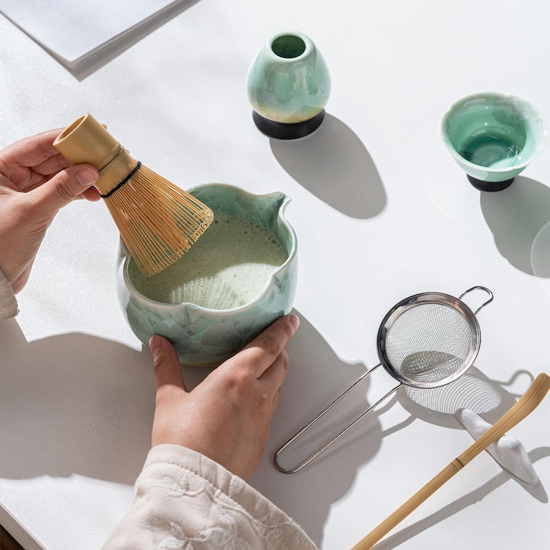 Set Matcha 500ml Emballage Cadeau Festif Luxueux