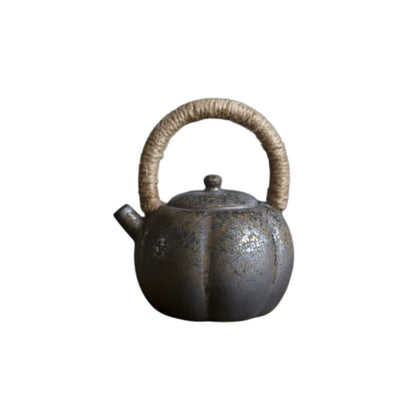 THÉIÈRE CÉRAMIQUE CHINOISE   CITROUILLE