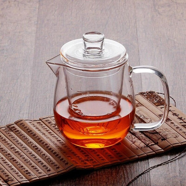 THÉIÈRE EN VERRE BULLE DE THÉ