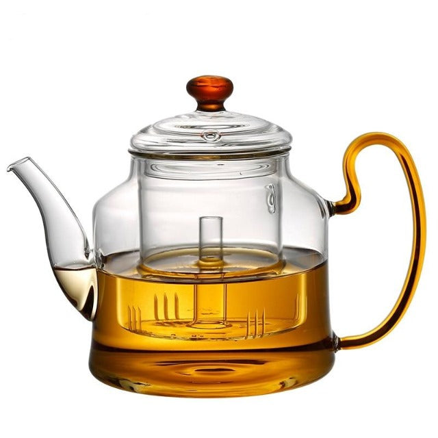 Théière en Verre avec Filtre en Verre