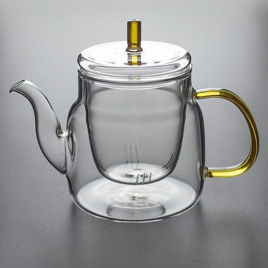 Théière en Verre avec Couvercle