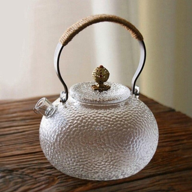 THÉIÈRE EN VERRE DE TUNISIE