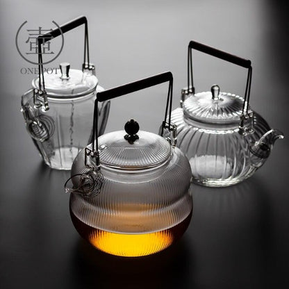 BOUILLOIRE THÉIÈRE EN VERRE