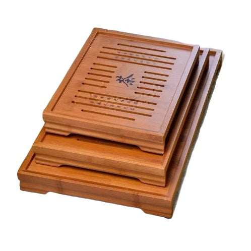 PLATEAU À THÉ TRADITIONNEL EN BOIS