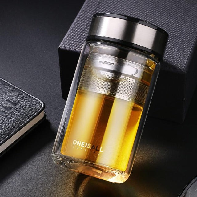theiere nomade en verre thermo a bec