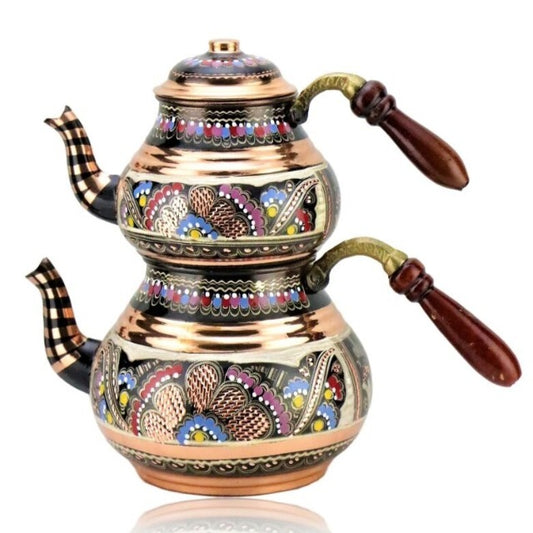 theiere turque en cuivre