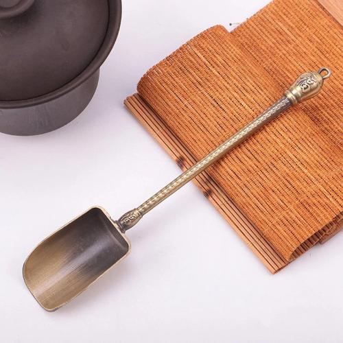 CUILLÈRE À THÉ ANCIENNE EN CUIVRE