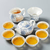 service à thé en porcelaine exquis 9 pcs théière