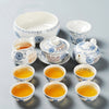 service à thé en porcelaine exquis 11 pcs