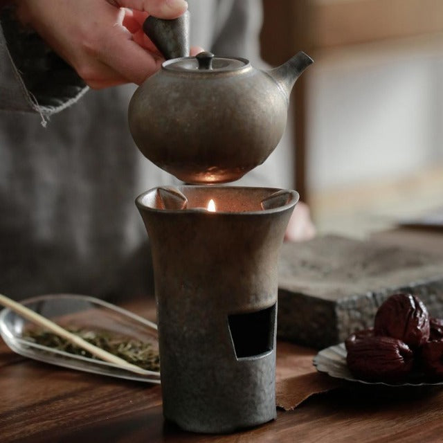 CHAUFFE THÉIÈRE BOUGIE ANCIENNE