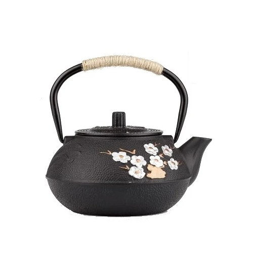 300ml Théière En Fonte Japonaise, Teapot En Fer Traditionnel Avec Passoire Bouilloire Theiere Avec Infuseur Fonte Avec Filtre Théière Emaillé Noir Service a the Pour La Maison Restaurant 300ml Théière En Fonte Japonaise, Teapot En Fer Traditionnel Avec Passoire Bouilloire Theiere Avec Infuseur Fonte Avec Filtre Théière Emaillé Noir Service a the Pour La Maison Restaurant
