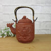 theiere ceramique chinoise dragon rouge