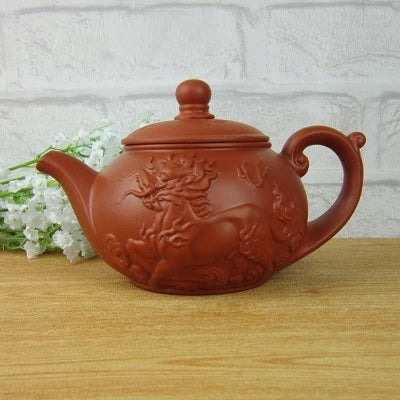 Théière céramique rouge de Yixing