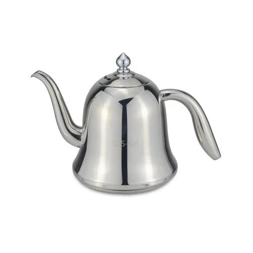 theiere en inox avec anse ouverte