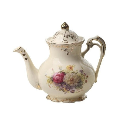 Théière en porcelaine anglaise style 2