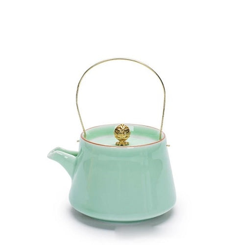 Théière japonaise en porcelaine verte