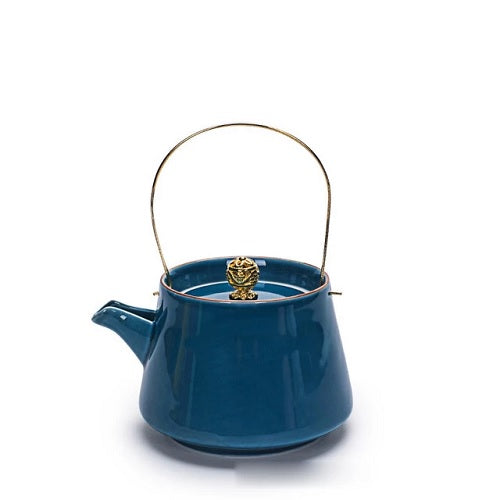 Théière japonaise en porcelaine bleue